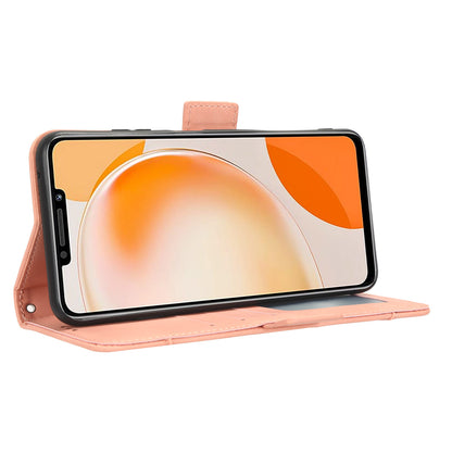 For Huawei nova Y91 4G / Enjoy 60X Multiple Card Slots Phone Cover Wallet PU Leather Phone Stand Case