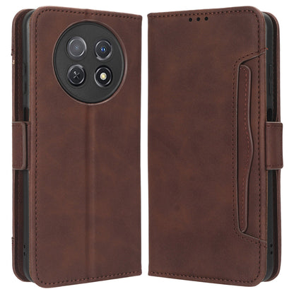 For Huawei nova Y91 4G / Enjoy 60X Multiple Card Slots Phone Cover Wallet PU Leather Phone Stand Case