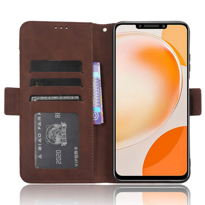For Huawei nova Y91 4G / Enjoy 60X Multiple Card Slots Phone Cover Wallet PU Leather Phone Stand Case