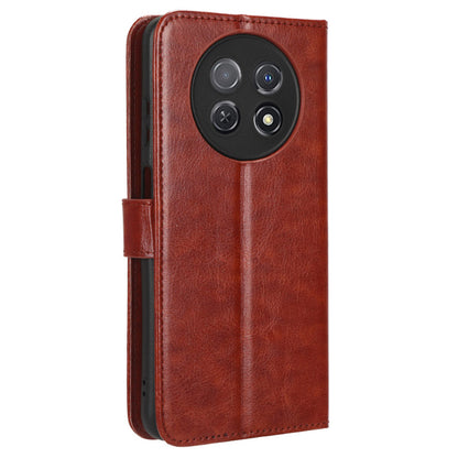 For Huawei nova Y91 4G / Enjoy 60X Crazy Horse Texture Flip Phone Case Stand Wallet PU Leather Phone Cover