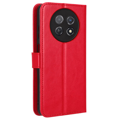 For Huawei nova Y91 4G / Enjoy 60X Crazy Horse Texture Flip Phone Case Stand Wallet PU Leather Phone Cover