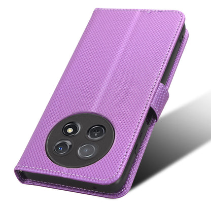For Huawei nova Y91 4G / Enjoy 60X Wallet Phone Case PU Leather Diamond Texture Phone Stand Cover
