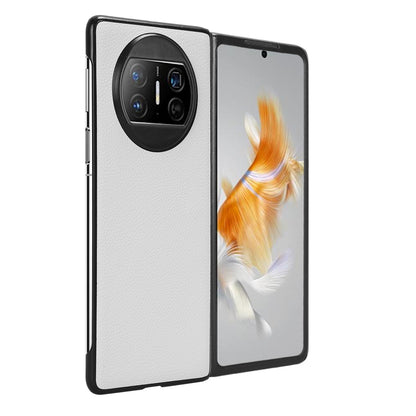For Huawei Mate X3 5G Phone Case Litchi Texture PU Leather Coated Protective Phone Cover