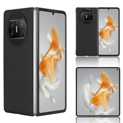 For Huawei Mate X3 5G Phone Case Litchi Texture PU Leather Coated Protective Phone Cover