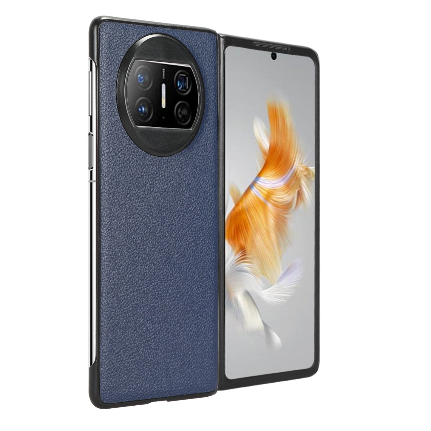 For Huawei Mate X3 5G Phone Case Litchi Texture PU Leather Coated Protective Phone Cover