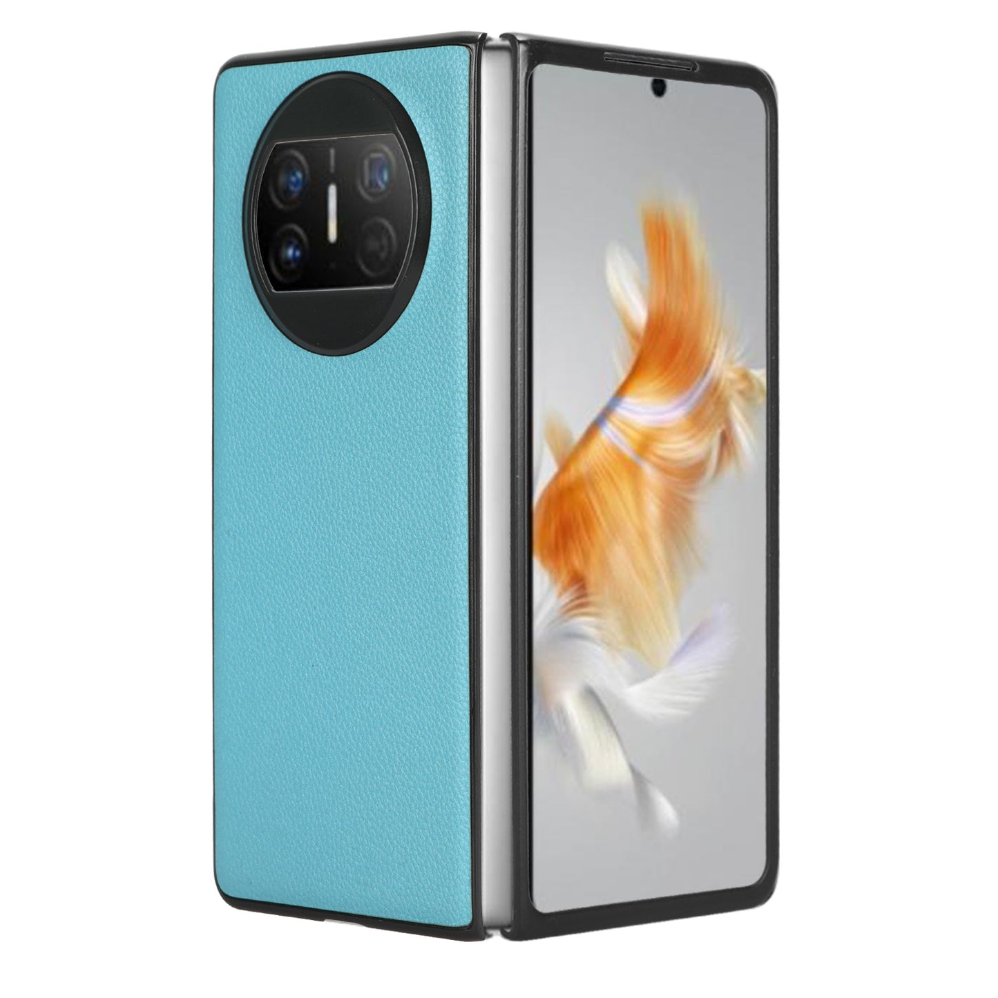 For Huawei Mate X3 5G Phone Case Litchi Texture PU Leather Coated Protective Phone Cover