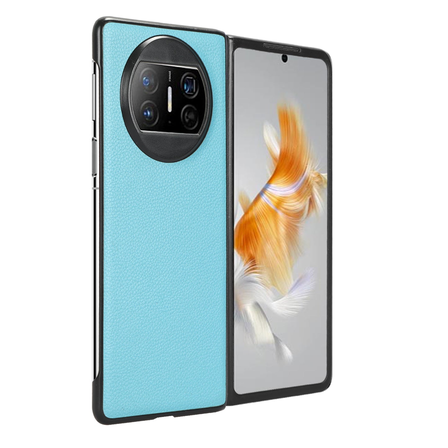 For Huawei Mate X3 5G Phone Case Litchi Texture PU Leather Coated Protective Phone Cover