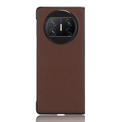 For Huawei Mate X3 5G Phone Case Litchi Texture PU Leather Coated Protective Phone Cover