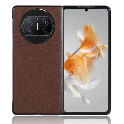 For Huawei Mate X3 5G Phone Case Litchi Texture PU Leather Coated Protective Phone Cover