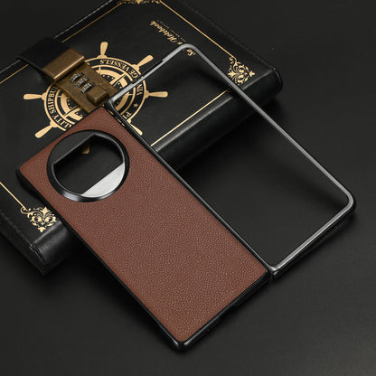 For Huawei Mate X3 5G Phone Case Litchi Texture PU Leather Coated Protective Phone Cover