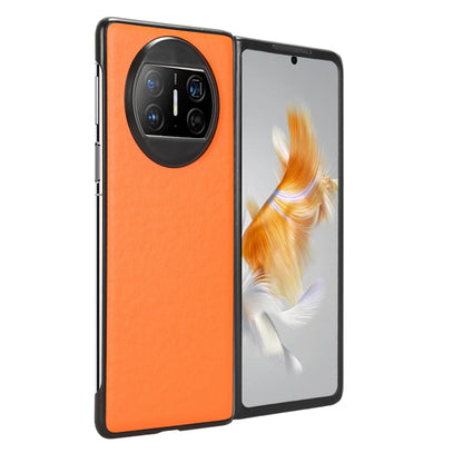 For Huawei Mate X3 5G PU Leather Coated PC Phone Case Drop-proof Smartphone Cover