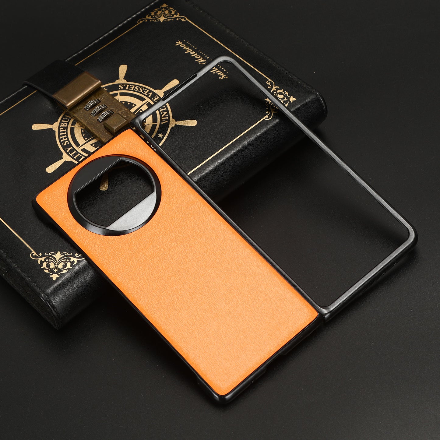 For Huawei Mate X3 5G PU Leather Coated PC Phone Case Drop-proof Smartphone Cover