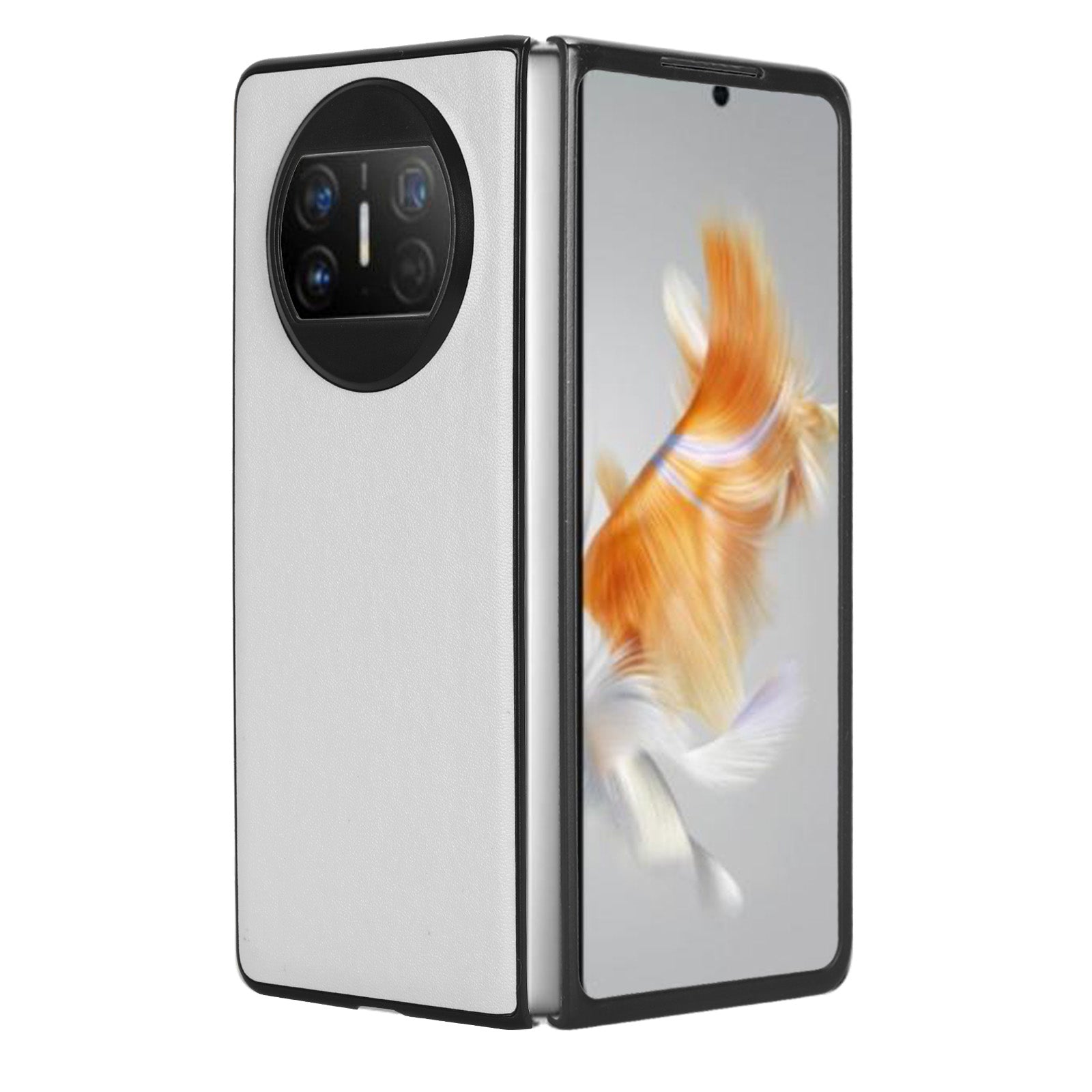 For Huawei Mate X3 5G PU Leather Coated PC Phone Case Drop-proof Smartphone Cover