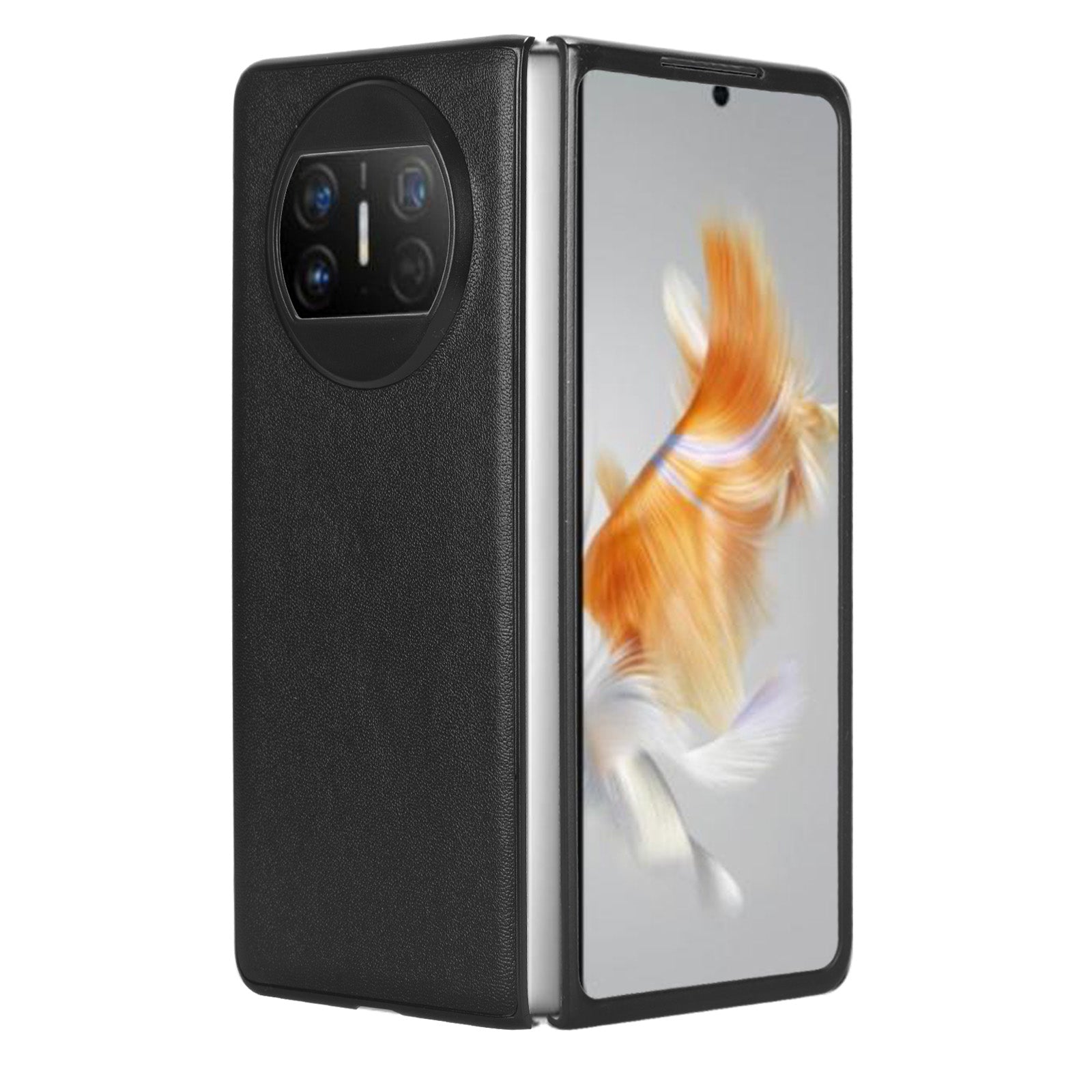 For Huawei Mate X3 5G PU Leather Coated PC Phone Case Drop-proof Smartphone Cover
