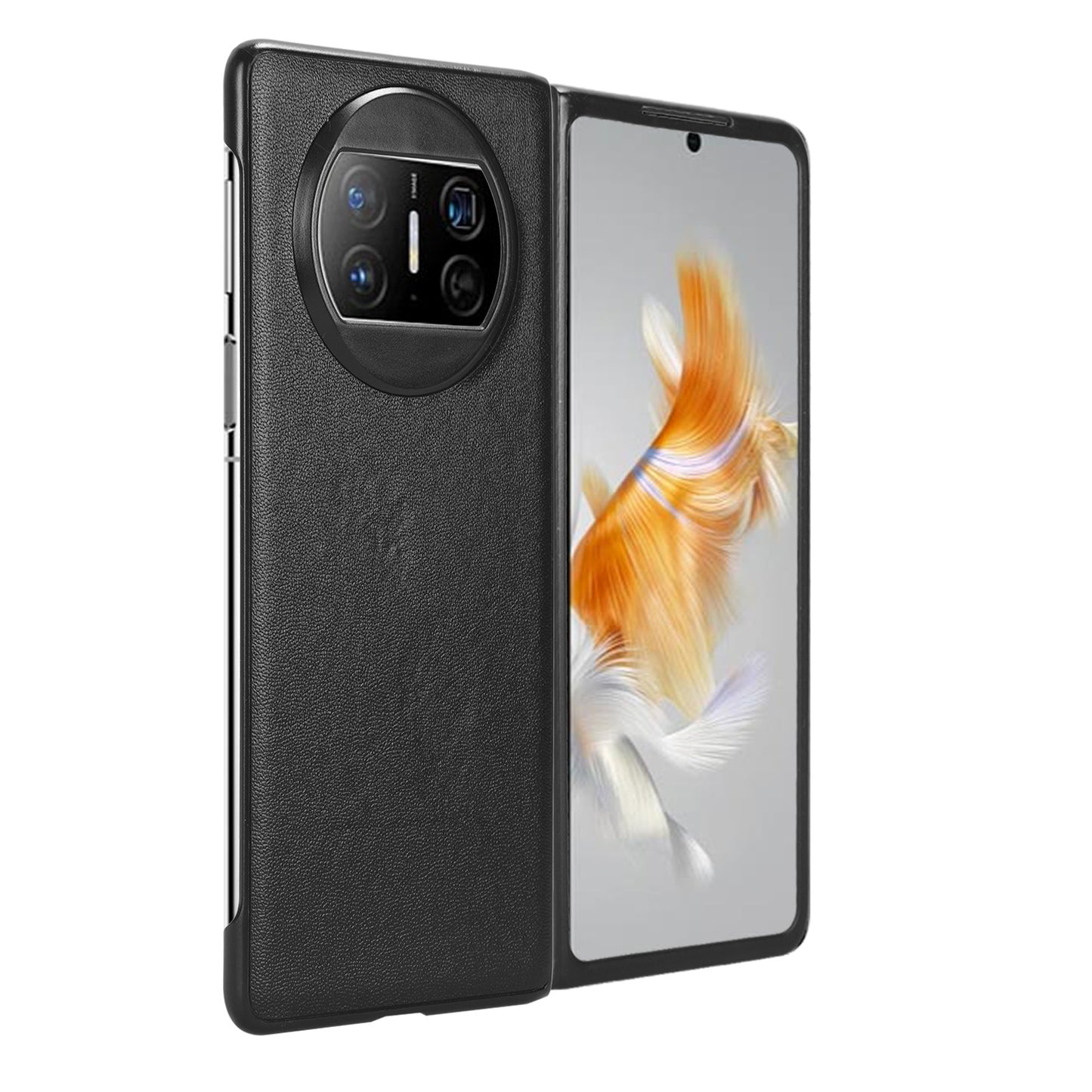 For Huawei Mate X3 5G PU Leather Coated PC Phone Case Drop-proof Smartphone Cover