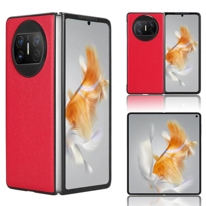 For Huawei Mate X3 5G PU Leather Coated PC Phone Case Drop-proof Smartphone Cover