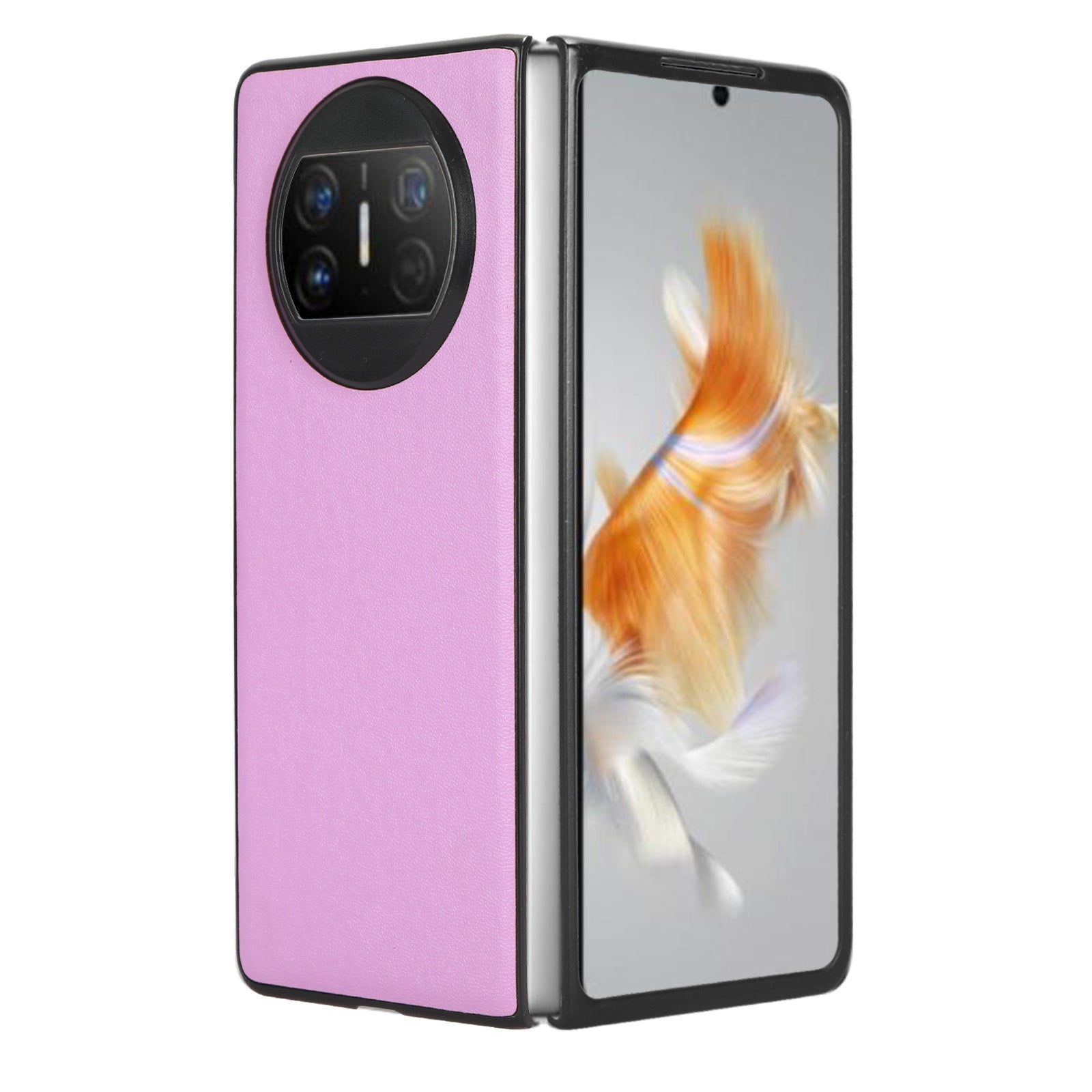 For Huawei Mate X3 5G PU Leather Coated PC Phone Case Drop-proof Smartphone Cover
