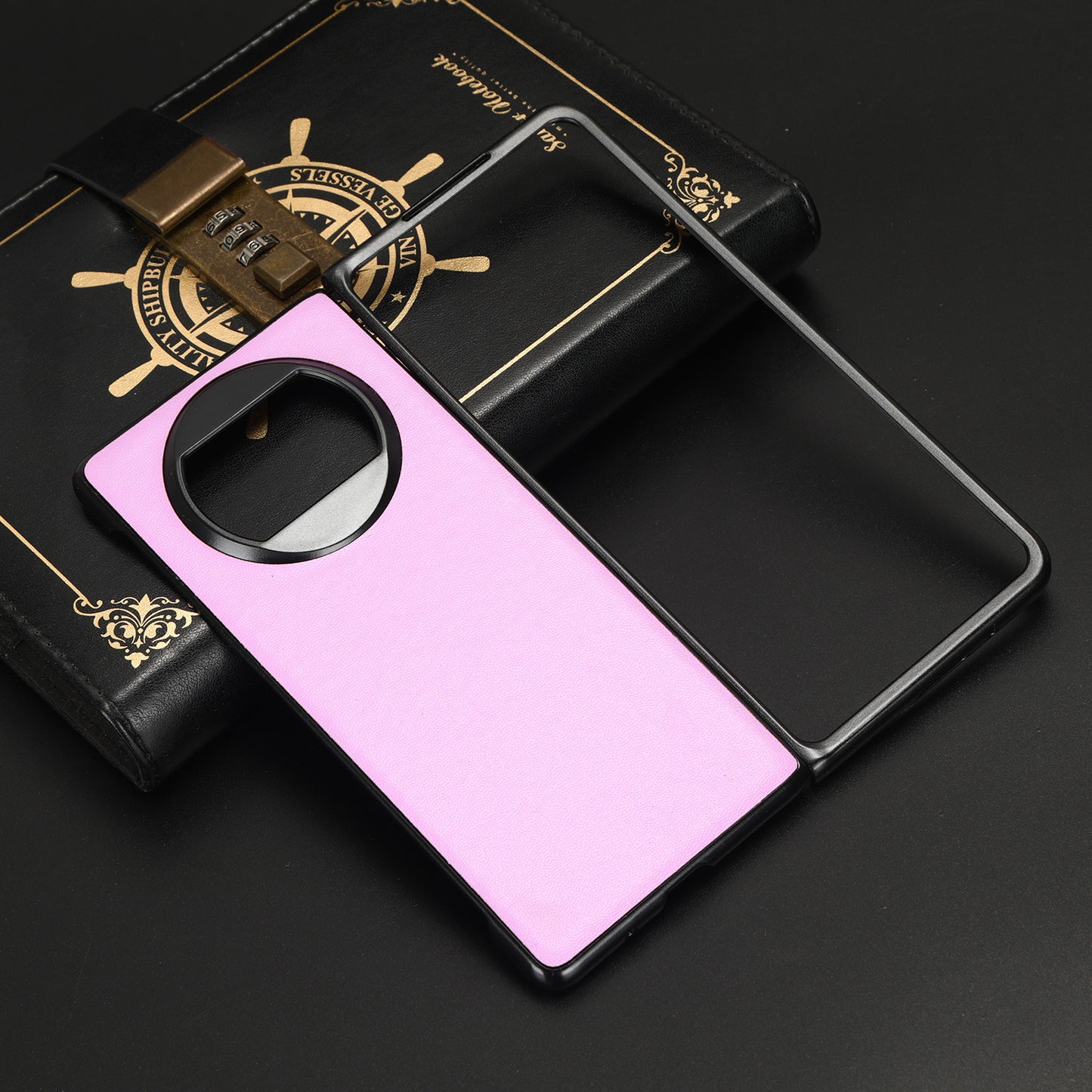 For Huawei Mate X3 5G PU Leather Coated PC Phone Case Drop-proof Smartphone Cover