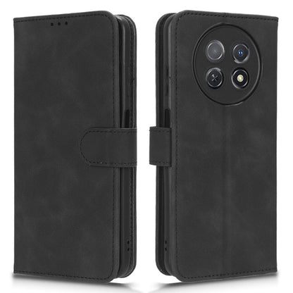 For Huawei Enjoy 60X PU Leather Flip Cover Skin-touch Stand Wallet Phone Case