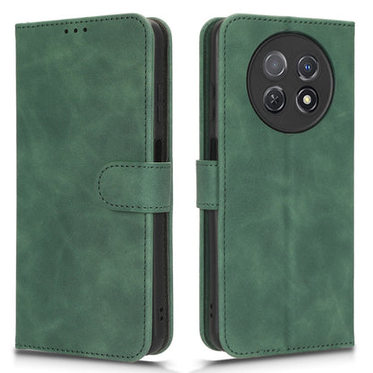 For Huawei Enjoy 60X PU Leather Flip Cover Skin-touch Stand Wallet Phone Case
