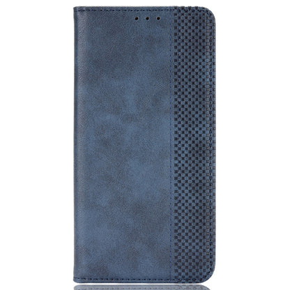 For Infinix Smart 7 Plus Anti-dust Phone Cover PU Leather Stand Wallet Retro Magnetic Closure Mobile Phone Case