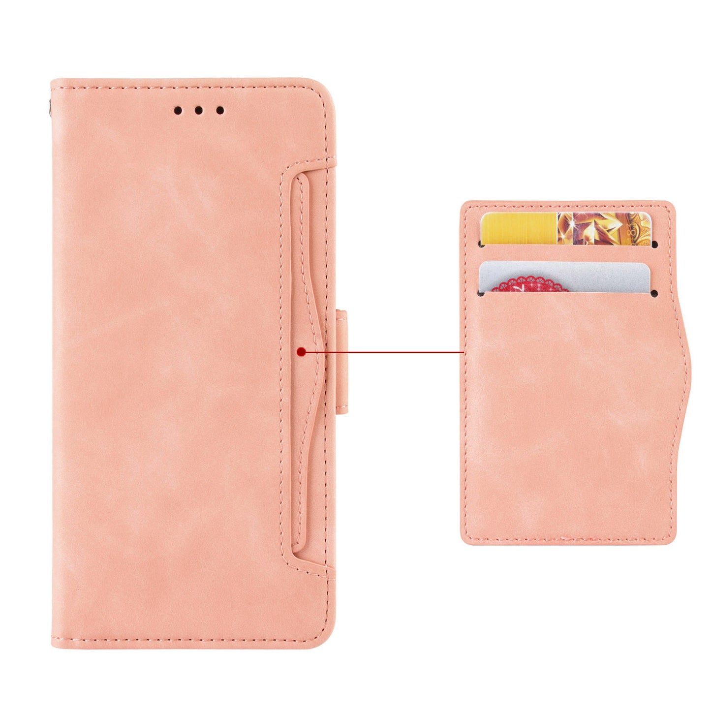For Infinix Smart 7 Plus / Smart 7 (India) 4G Phone Wallet Case Multiple Card Slots PU Leather Stand Phone Cover
