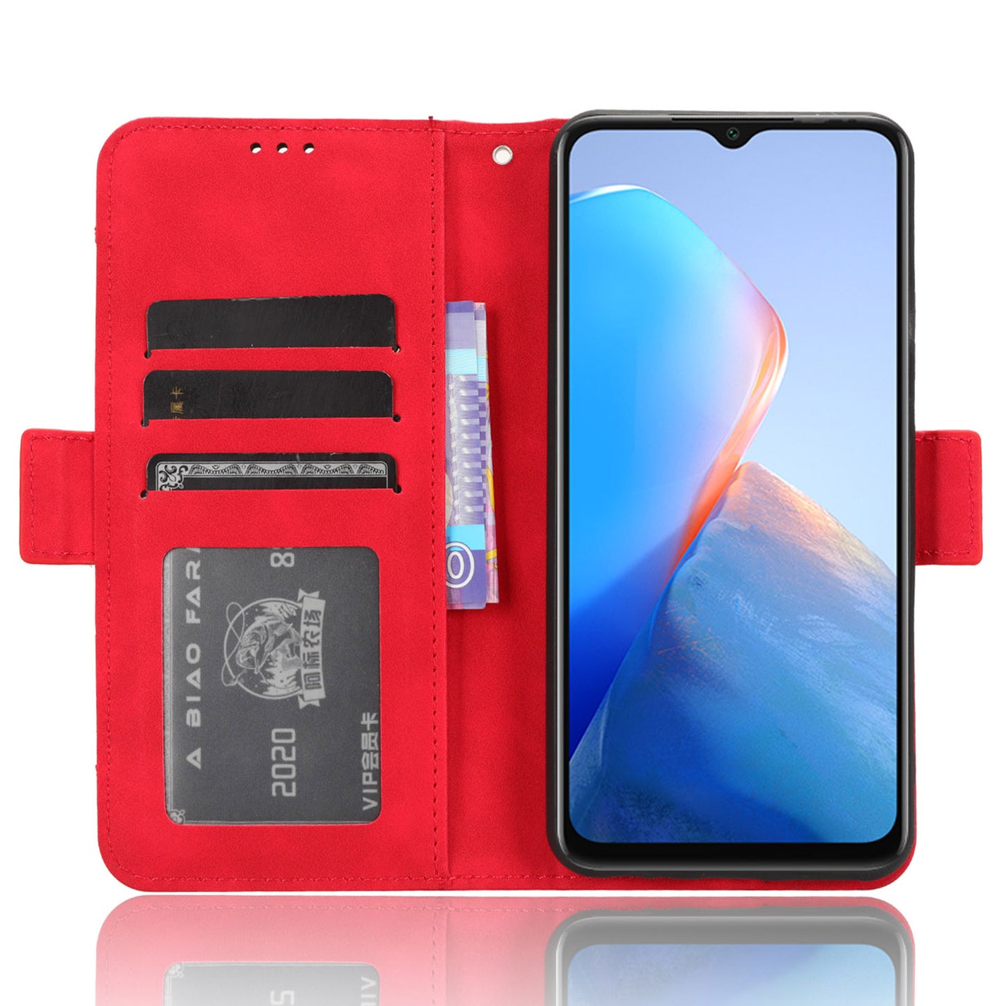 For Infinix Smart 7 Plus / Smart 7 (India) 4G Phone Wallet Case Multiple Card Slots PU Leather Stand Phone Cover