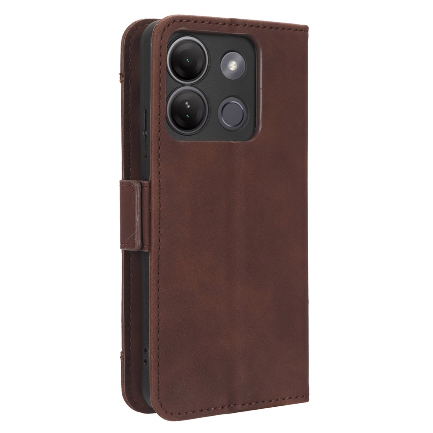 For Infinix Smart 7 Plus / Smart 7 (India) 4G Phone Wallet Case Multiple Card Slots PU Leather Stand Phone Cover