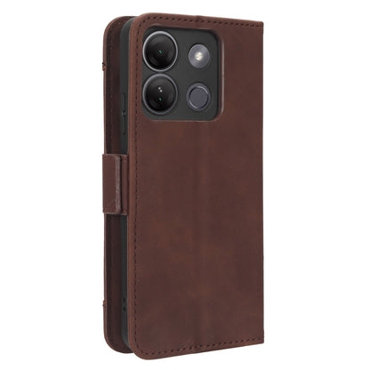 For Infinix Smart 7 HD 4G X6516 Wallet Stand PU Leather Case Multiple Card Slots Phone Cover