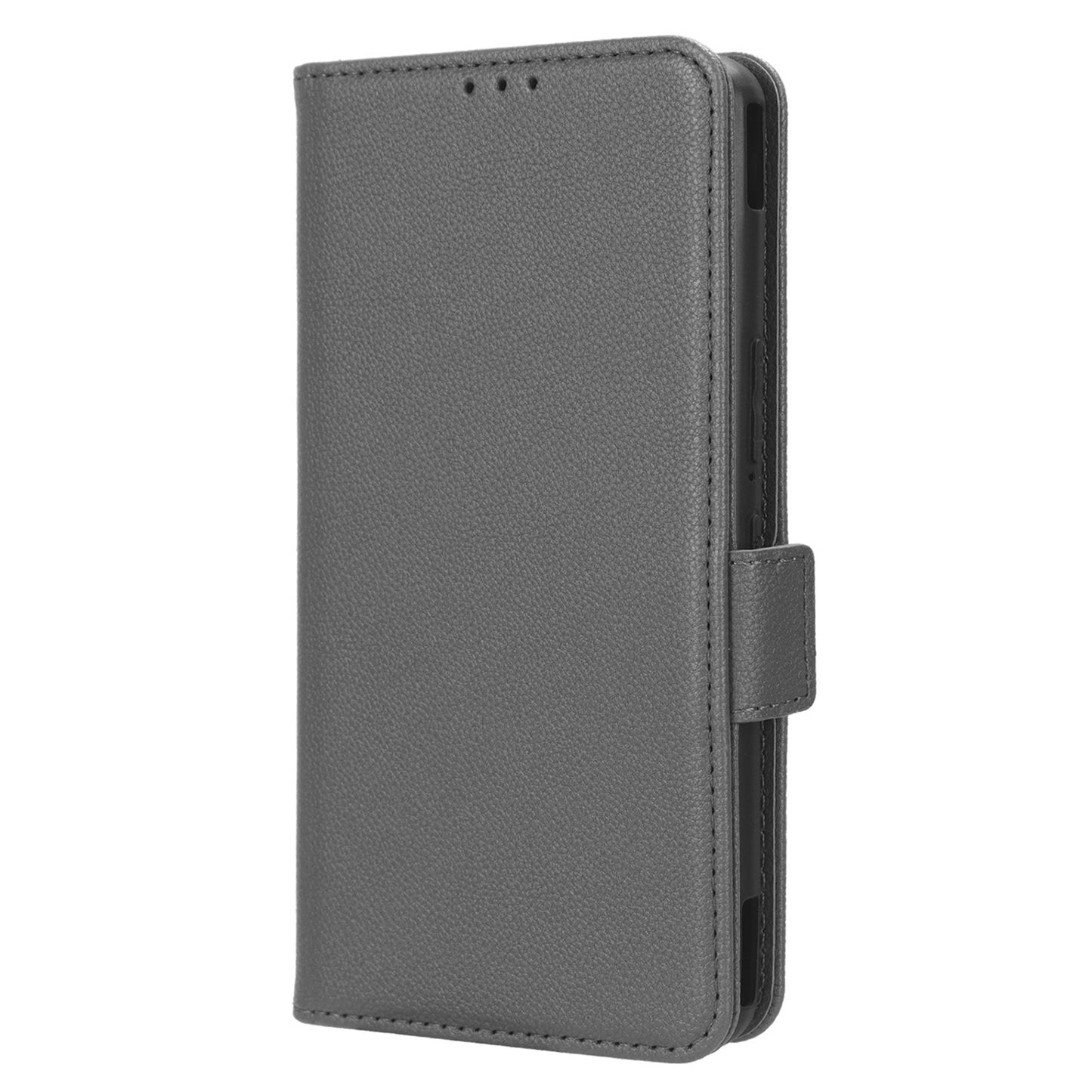 For Asus ROG Phone 7 5G Flip Stand Phone Shell PU Leather Wallet Anti-drop Case Litchi Texture Phone Cover
