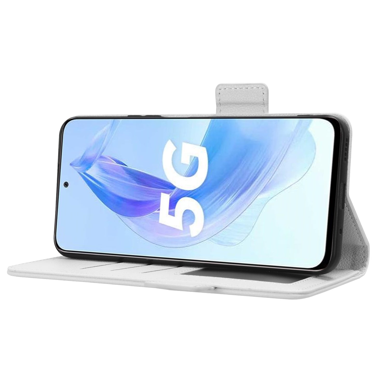 For Honor 90 Lite 5G / X50i 5G Anti-Scratch PU Leather Wallet Phone Case Litchi Texture Flip Stand Phone Cover