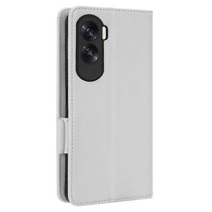 For Honor 90 Lite 5G / X50i 5G Anti-Scratch PU Leather Wallet Phone Case Litchi Texture Flip Stand Phone Cover