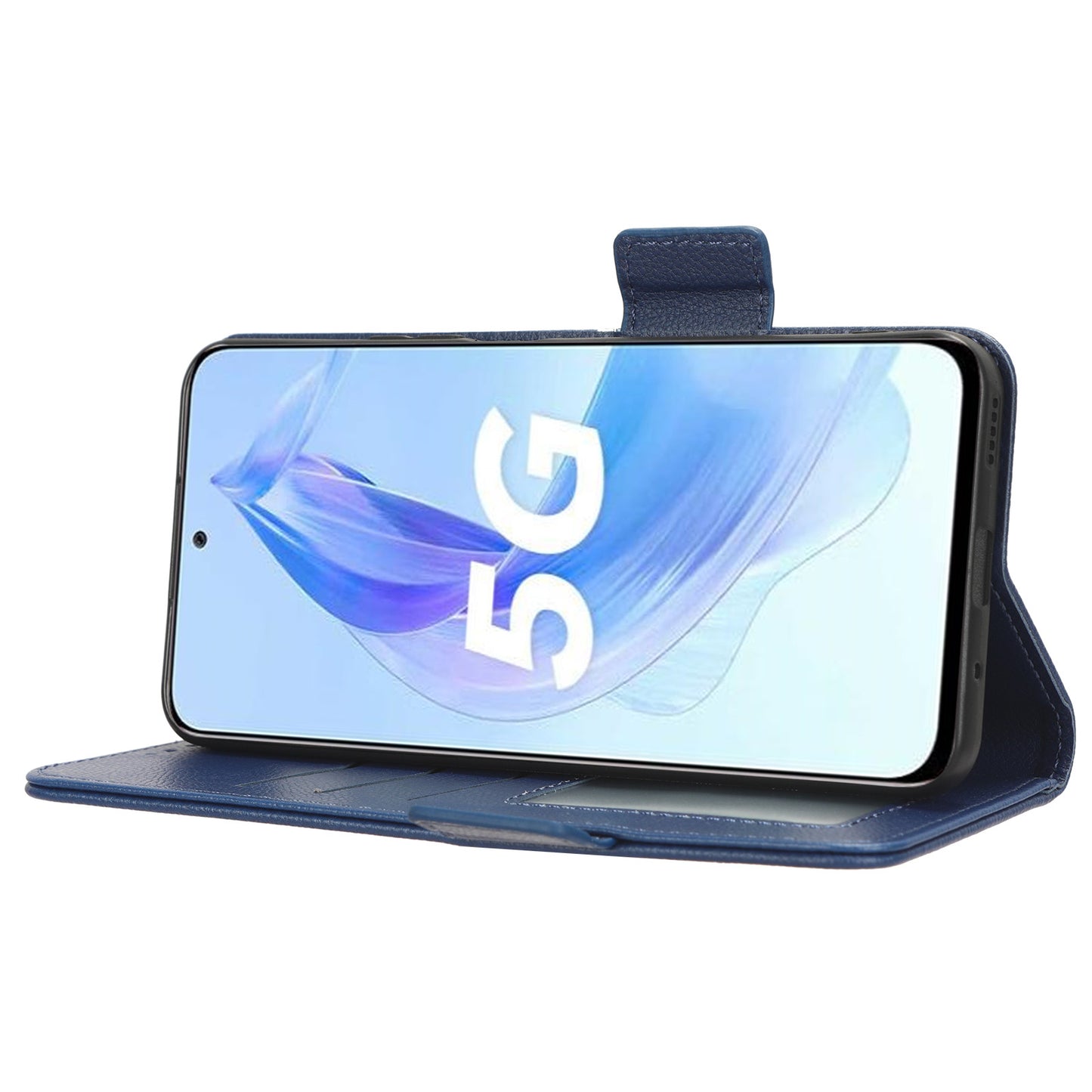 For Honor 90 Lite 5G / X50i 5G Anti-Scratch PU Leather Wallet Phone Case Litchi Texture Flip Stand Phone Cover