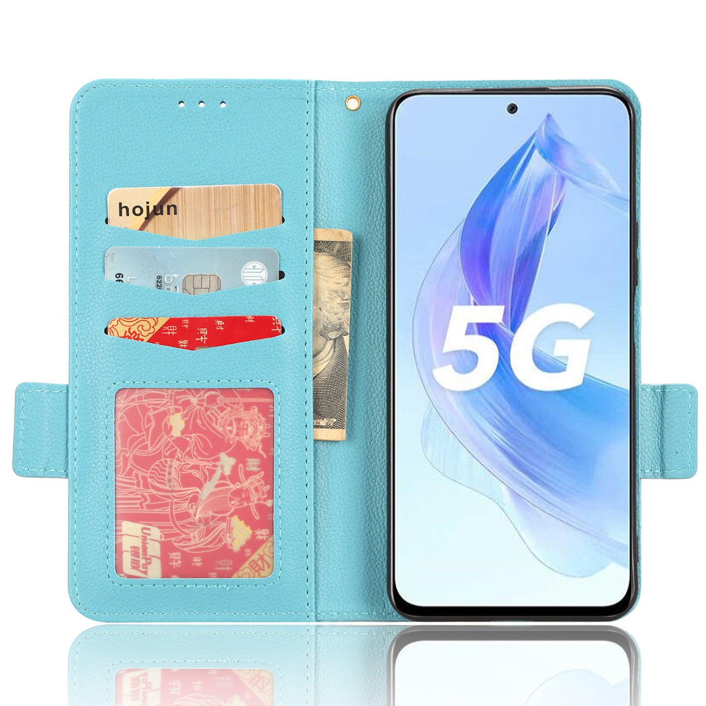 For Honor 90 Lite 5G / X50i 5G Anti-Scratch PU Leather Wallet Phone Case Litchi Texture Flip Stand Phone Cover