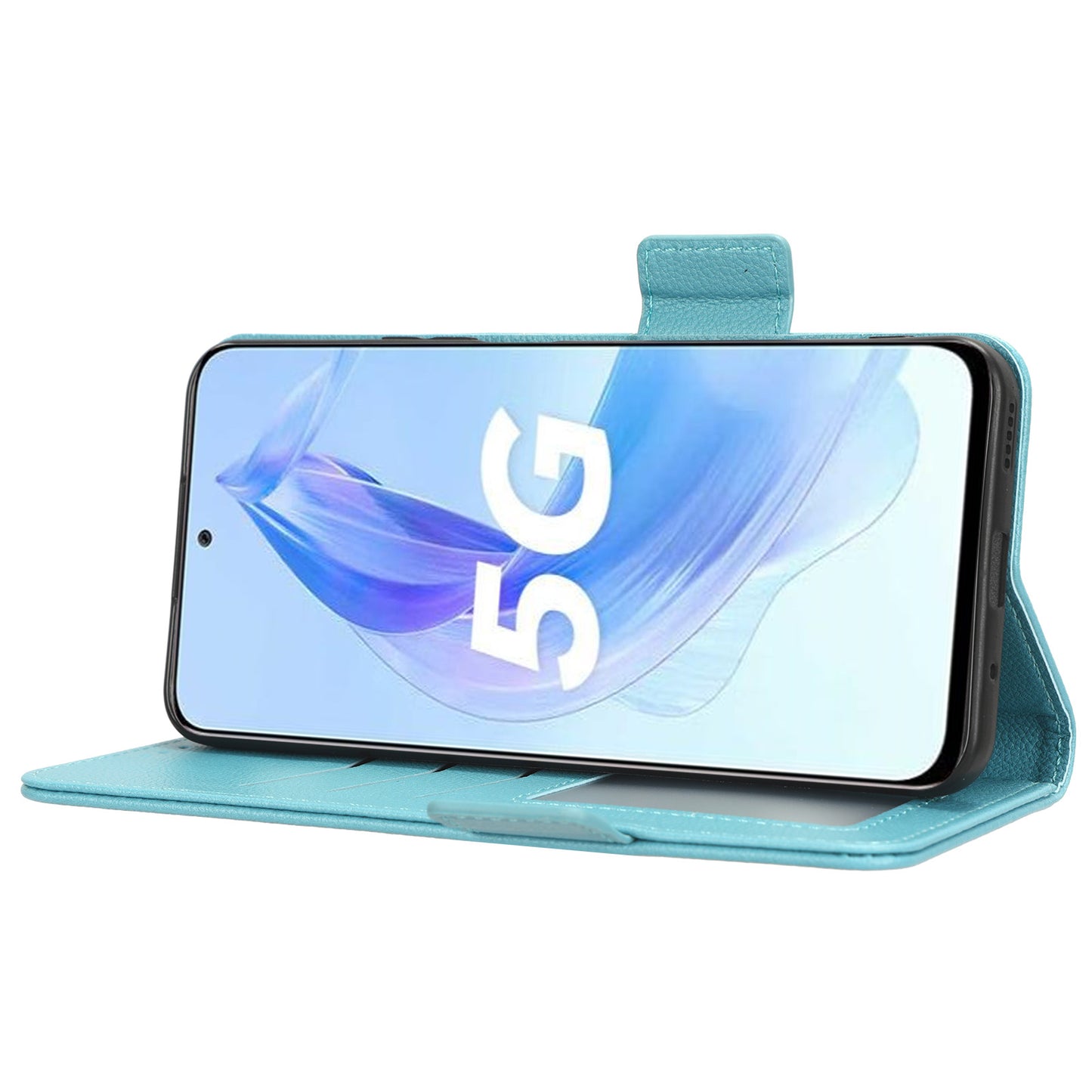 For Honor 90 Lite 5G / X50i 5G Anti-Scratch PU Leather Wallet Phone Case Litchi Texture Flip Stand Phone Cover