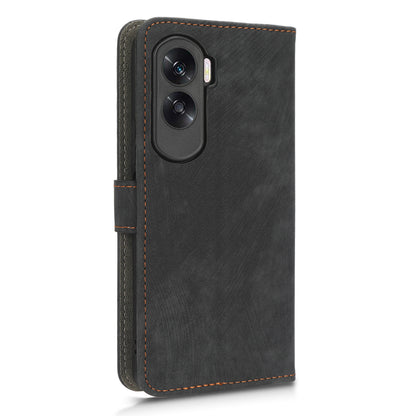 For Honor 90 Lite 5G / X50i 5G RFID Blocking PU Leather Case Cell Phone Wallet Stand Cover with Strap