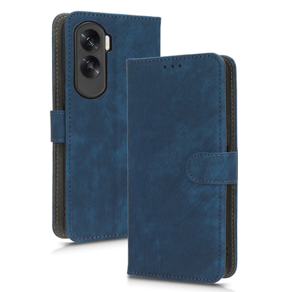 For Honor 90 Lite 5G / X50i 5G RFID Blocking PU Leather Case Cell Phone Wallet Stand Cover with Strap