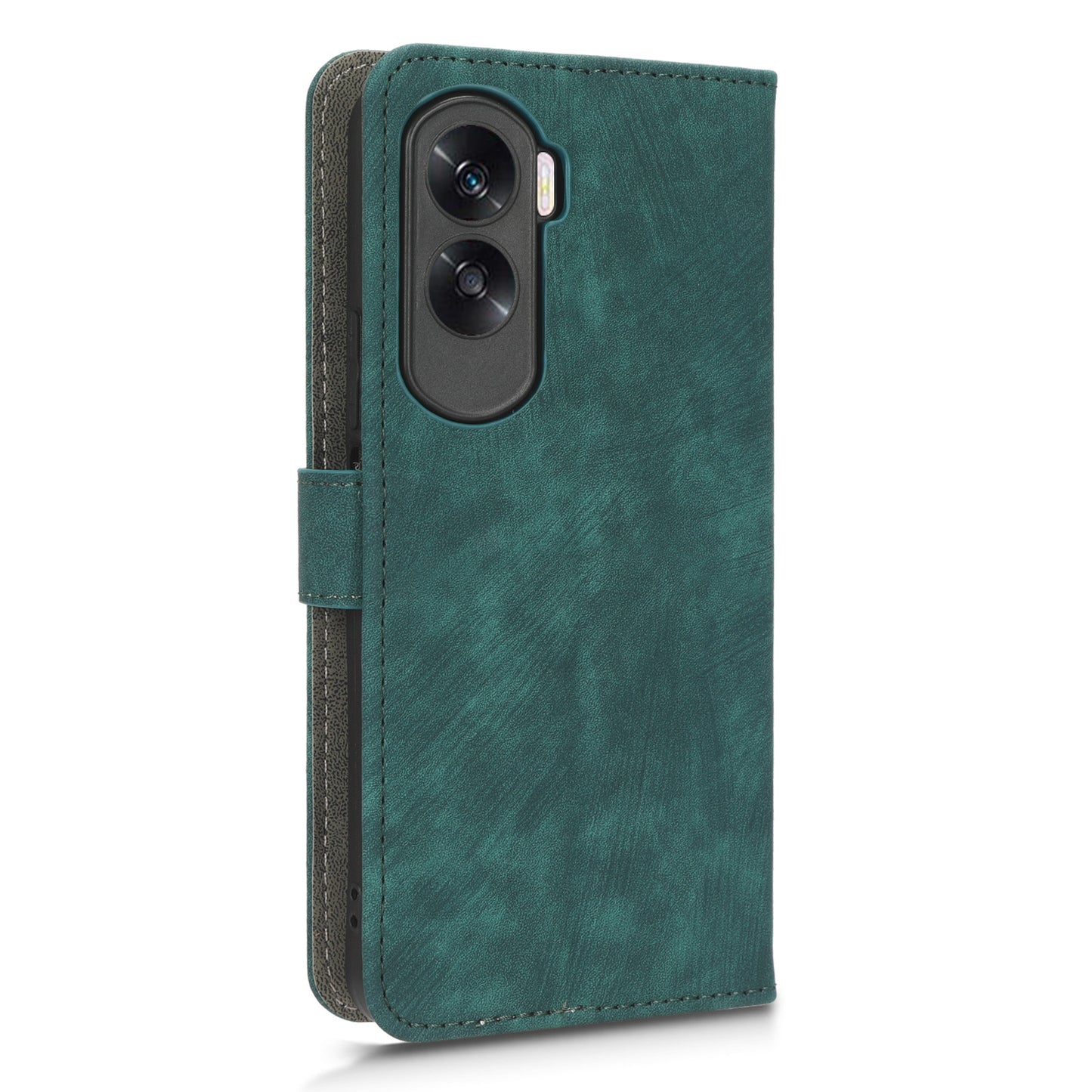 For Honor 90 Lite 5G / X50i 5G RFID Blocking PU Leather Case Cell Phone Wallet Stand Cover with Strap