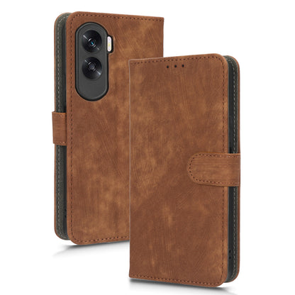 For Honor 90 Lite 5G / X50i 5G RFID Blocking PU Leather Case Cell Phone Wallet Stand Cover with Strap