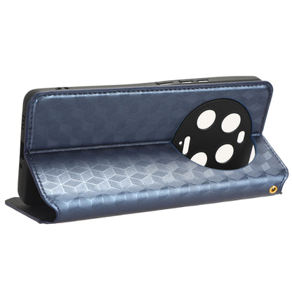 For Xiaomi 13 Ultra Rhombus Imprinted PU Leather Phone Case Wallet Stand Flip Cover