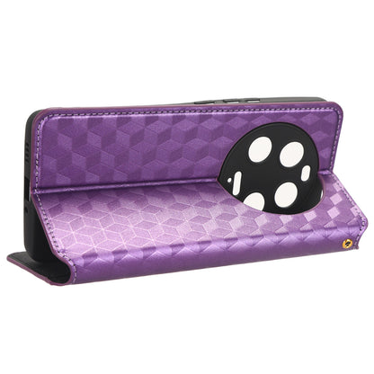 For Xiaomi 13 Ultra Rhombus Imprinted PU Leather Phone Case Wallet Stand Flip Cover