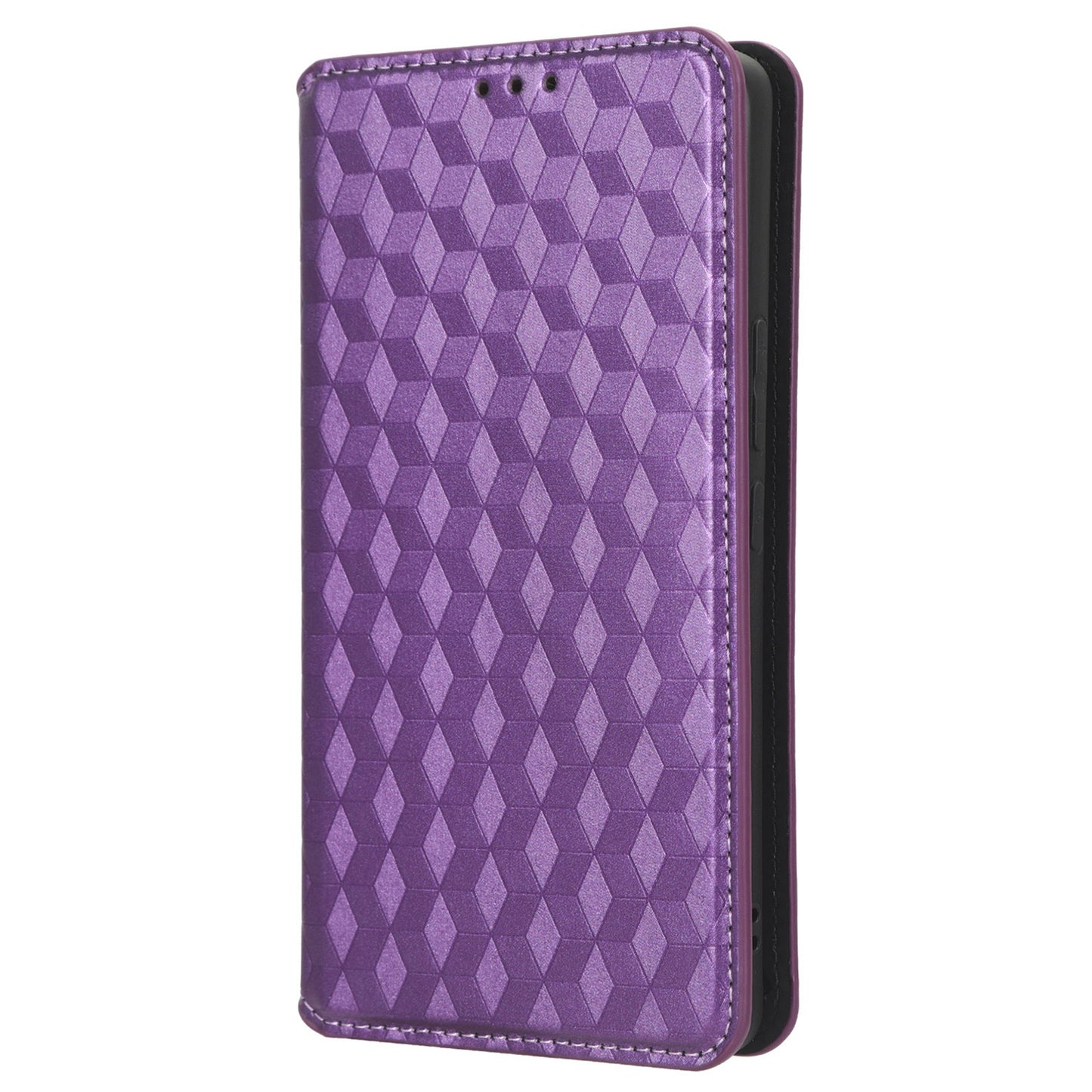 For Xiaomi 13 Ultra Rhombus Imprinted PU Leather Phone Case Wallet Stand Flip Cover