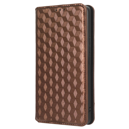 For Xiaomi 13 Ultra Rhombus Imprinted PU Leather Phone Case Wallet Stand Flip Cover