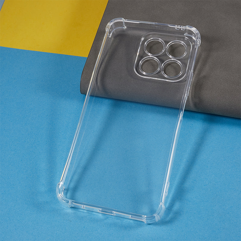 For Honor X8a 4G Reinforced Corners TPU Phone Case Transparent Cell Phone Cover