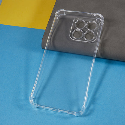 For Honor X8a 4G Reinforced Corners TPU Phone Case Transparent Cell Phone Cover