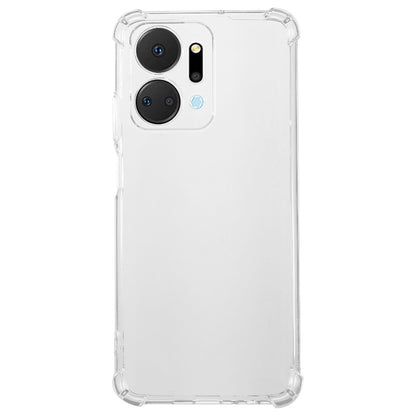 For Honor X7a 5G / Play7T 5G Four Corners Anti-drop Phone Case Transparent TPU Cover