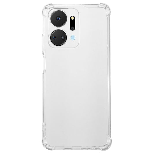 For Honor X7a 5G / Play7T 5G Four Corners Anti-drop Phone Case Transparent TPU Cover