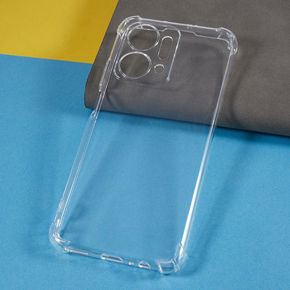 For Honor X7a 5G / Play7T 5G Four Corners Anti-drop Phone Case Transparent TPU Cover
