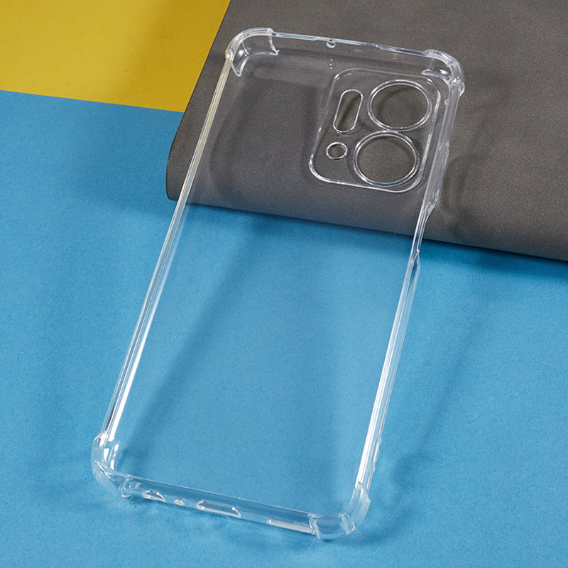 For Honor X7a 5G / Play7T 5G Four Corners Anti-drop Phone Case Transparent TPU Cover