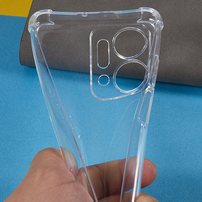 For Honor X7a 5G / Play7T 5G Four Corners Anti-drop Phone Case Transparent TPU Cover